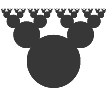 A recursive shape we call “Mickey Moose”.