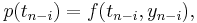 p(t_{n-i}) = f (t_{n-i}, y_{n-i}), \qquad 