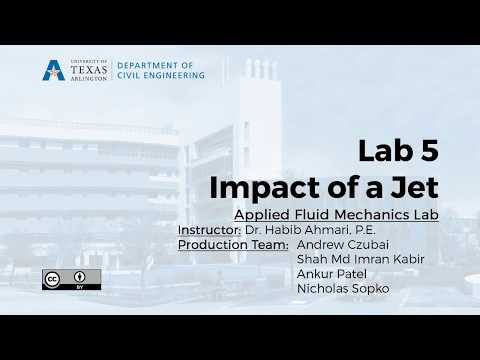 Thumbnail for the embedded element "Fluid Mechanics Lab # 5 - Impact of a Jet"