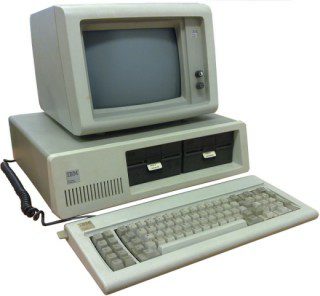 An old fashion personal computer.