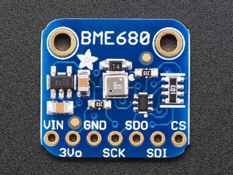 BME680 sensor setup using I2C