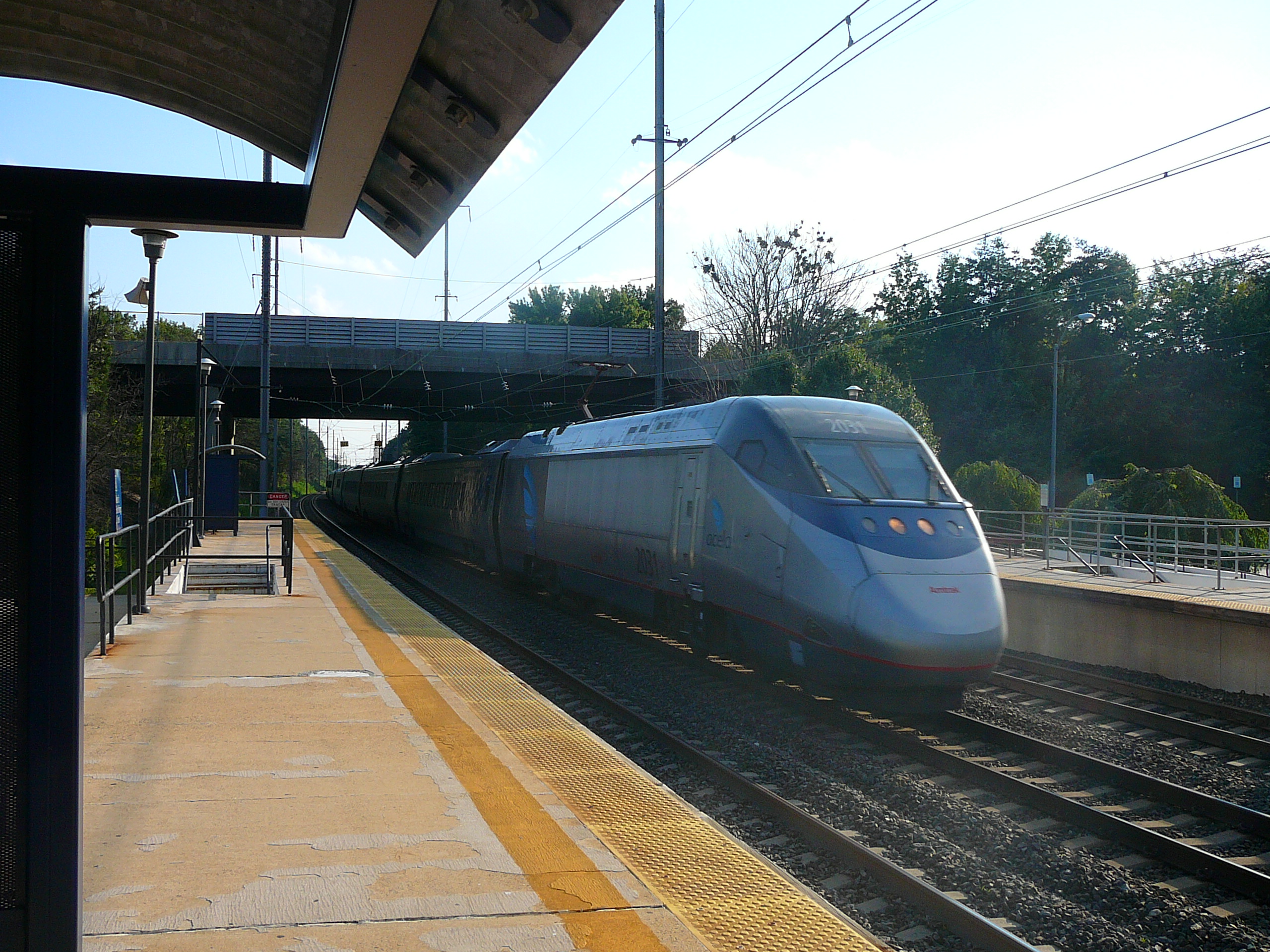 Amtrak Express local to the Washington DC area.