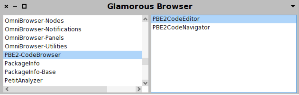 Two-pane browser.
