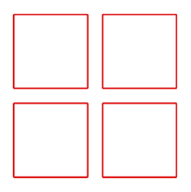 A grid layout.