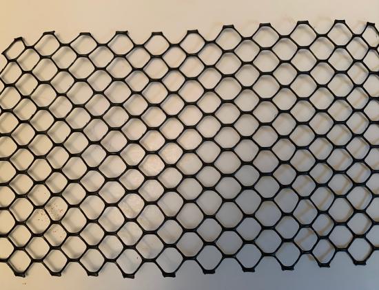 Chicken wire (plastic) to represent one layer of graphite which is called graphene. Chicken wire is a tactile and easy to wrap around to feel what the different wraps.