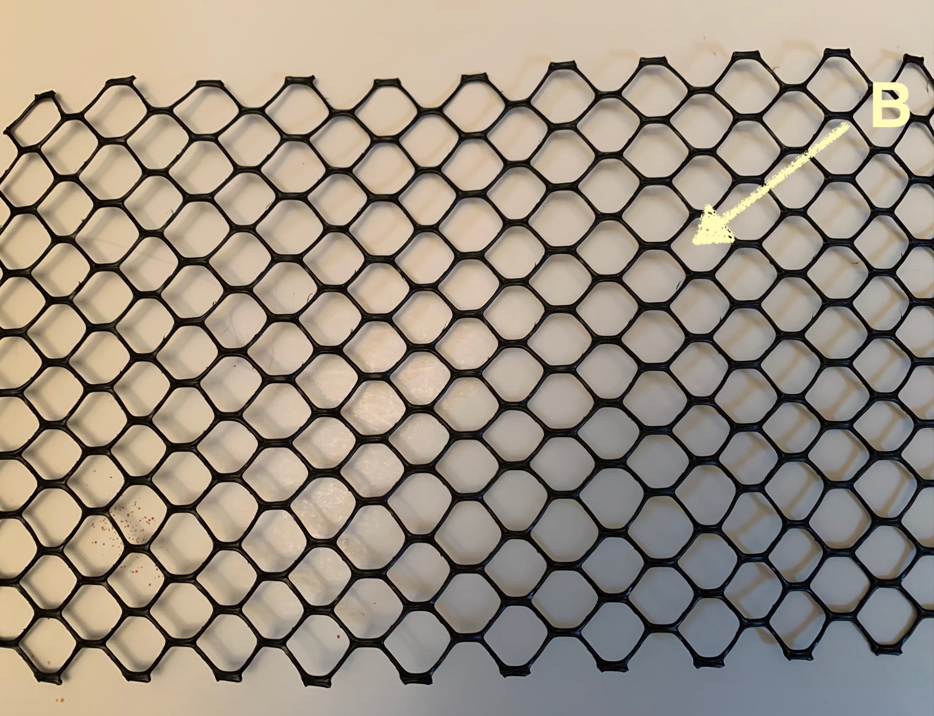Using the "graphene" sheet if we wrap the sheet starting at B in the direction of the arrow (right; clockwise) we will produce a chiral wrap at left.