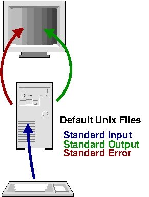 The standard files opened with any UNIX program.