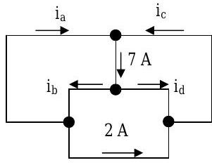 Un circuito con 4 nodos y 6 ramas.