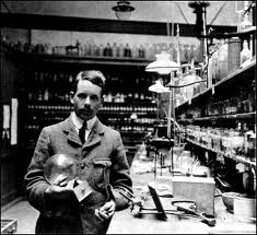 Henry Moseley in lab