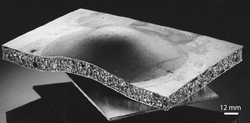 Aluminium foam sandwich panel